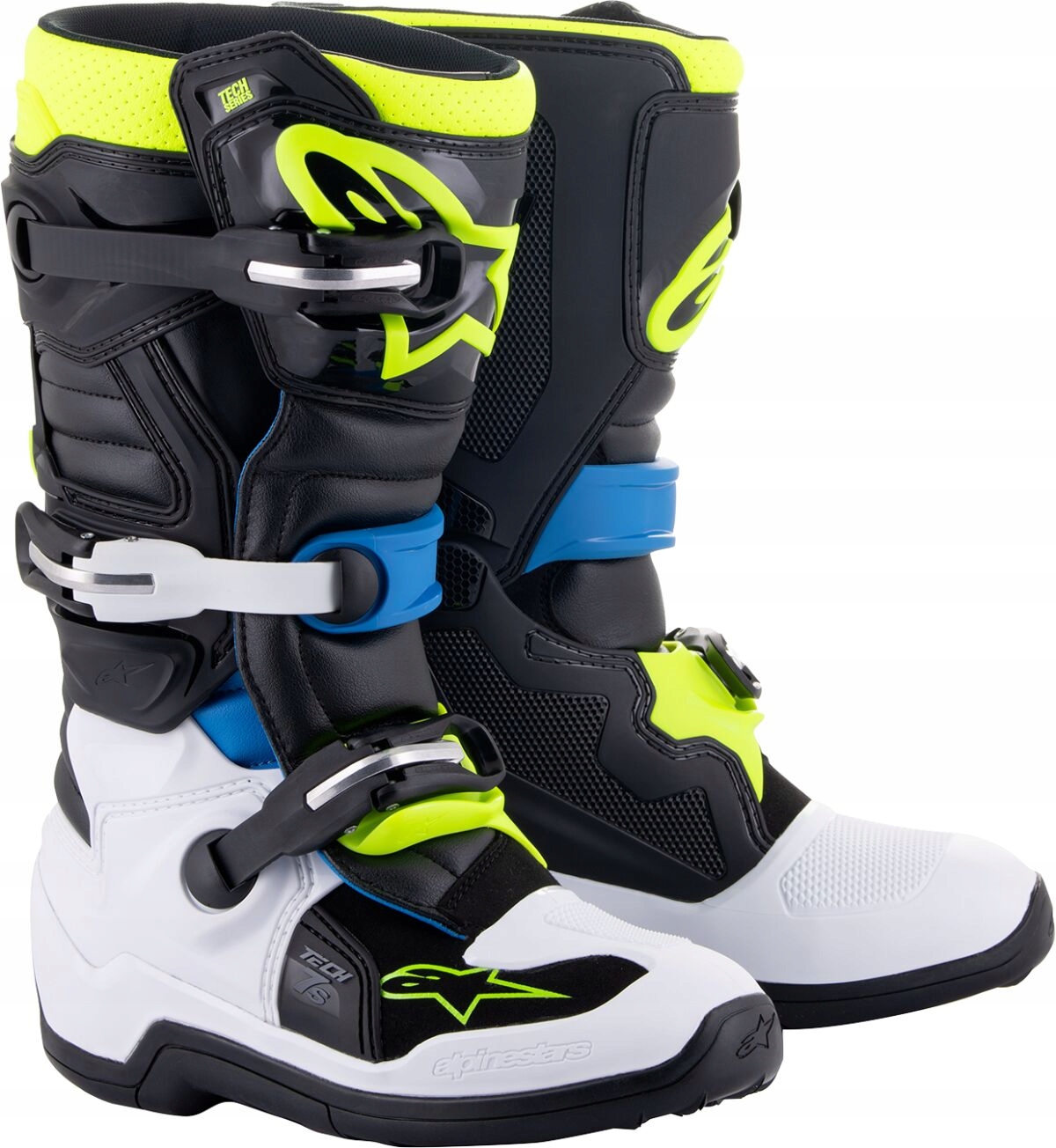 Detské Topánky Alpinestars Tech 7S Bk/bl/yl 8 (42)