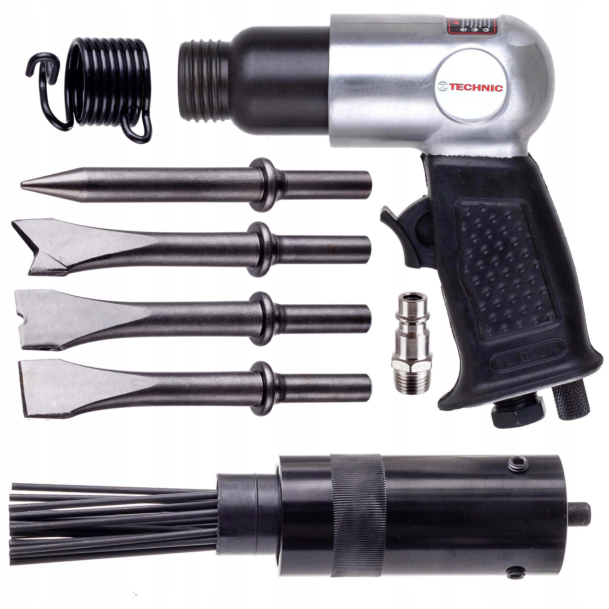 Pneumatické kladivo jehlové úderové 4x jeskyně řezačky jehlová hlava