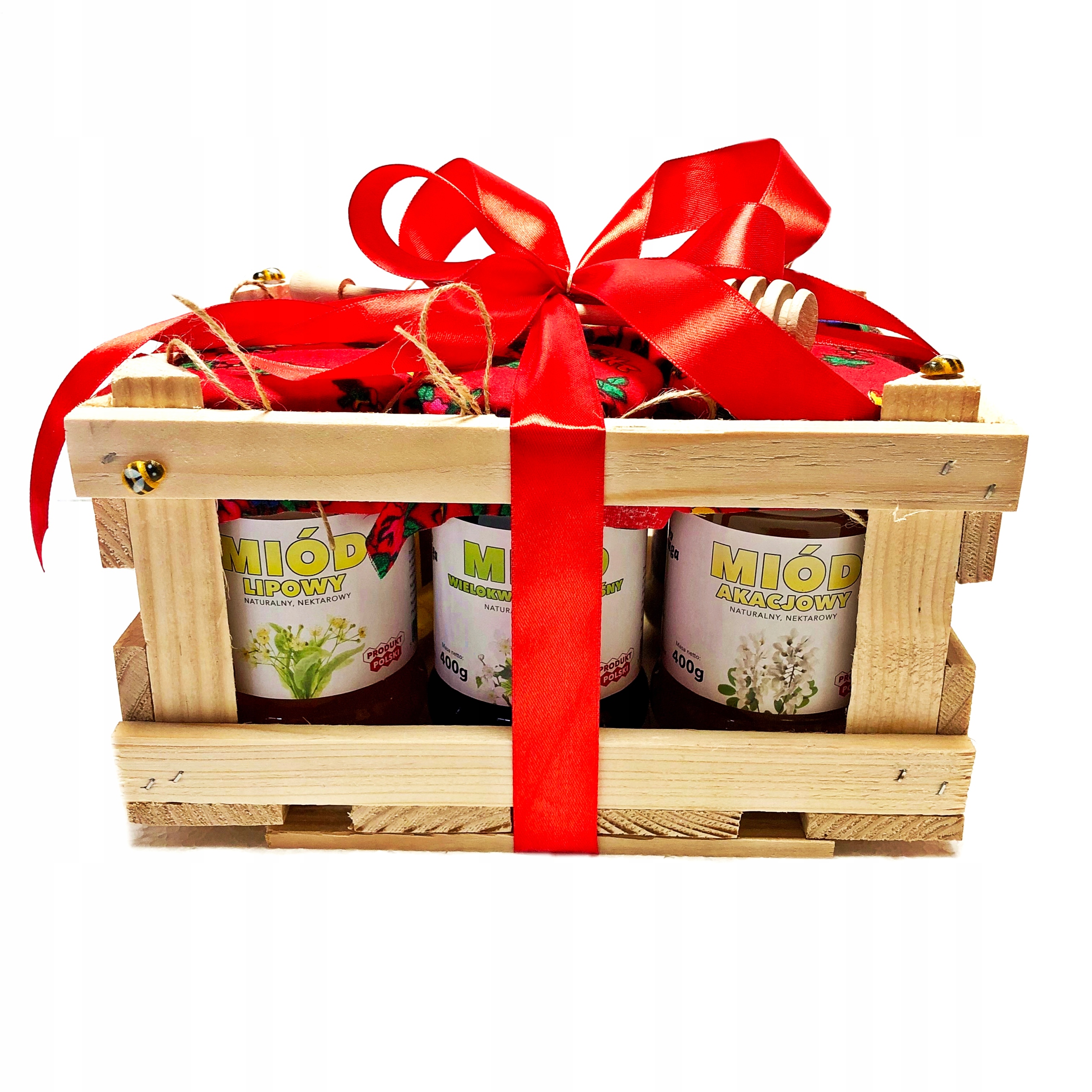 Sada medů 6x400g dárek pro babiččinu maminku