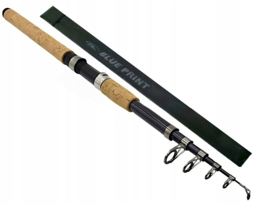 Wędka teleskopowa 2,7m na szczupaka grunt spławik