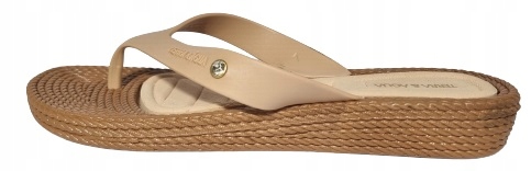 Pohodlné žabky Terra Agua 210000 béžová r37