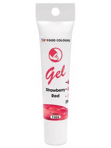 Food Colours Bawrnik gelový T 024 Strawberry Red Jahodový