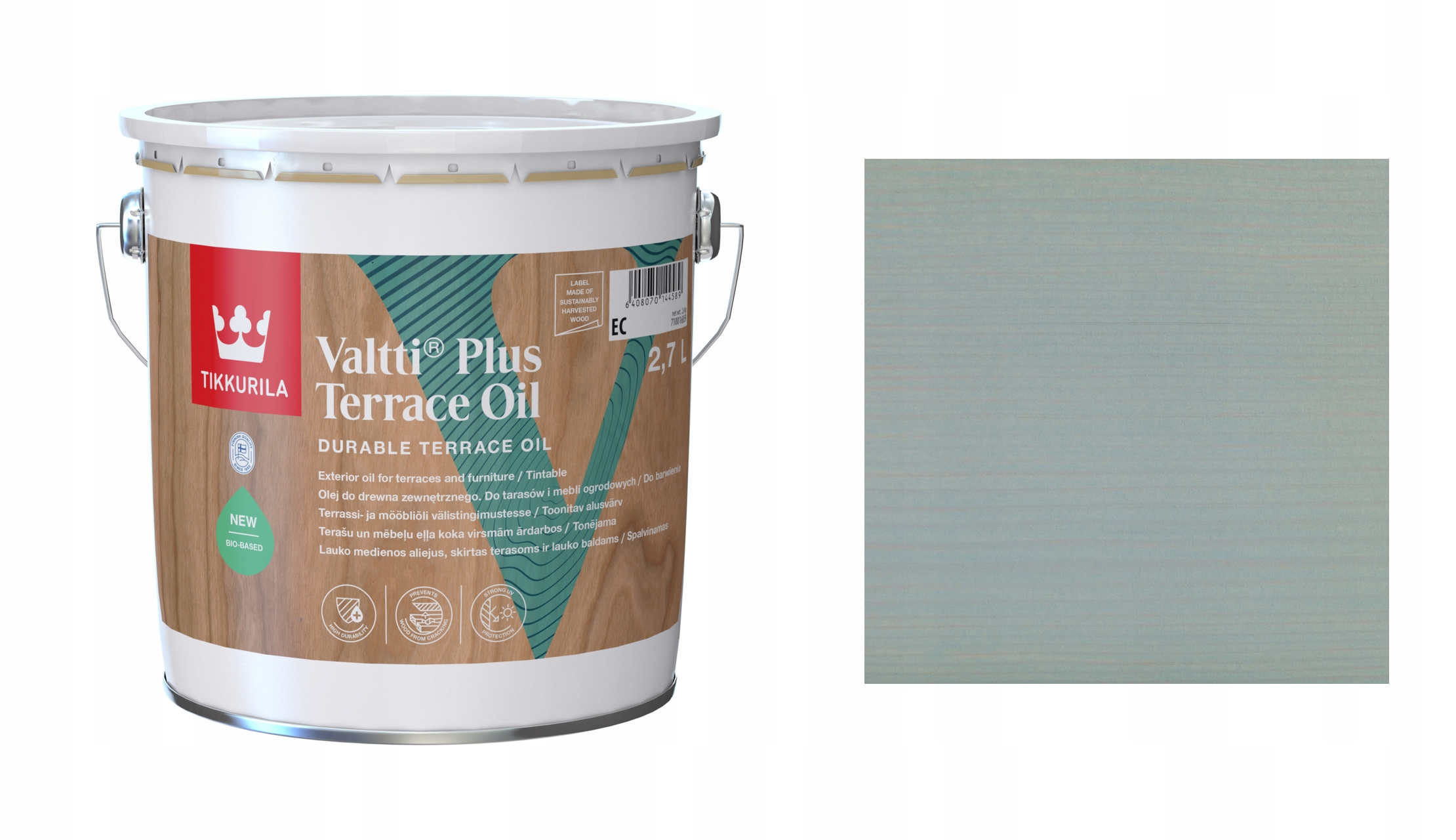 TIKKURILA VALTTI PLUS TERRACE OIL 2,7L 5084 KAJO OLEJ DO TARASÓW