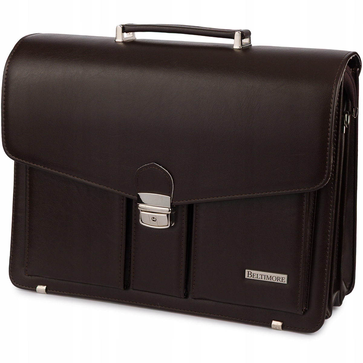 Pánská aktovka elegantní prostorná na dokumenty neseser XL Beltimore