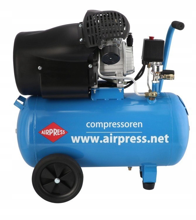 KOMPRESOR OLEJOWY 50L DWUTŁOKOWY TYP V 50L HL Marka Airpress