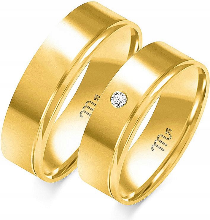 Zlatý snubní prsten svatba jemný 14K 585 vel. 26 27 28, dámská pánská kolekce