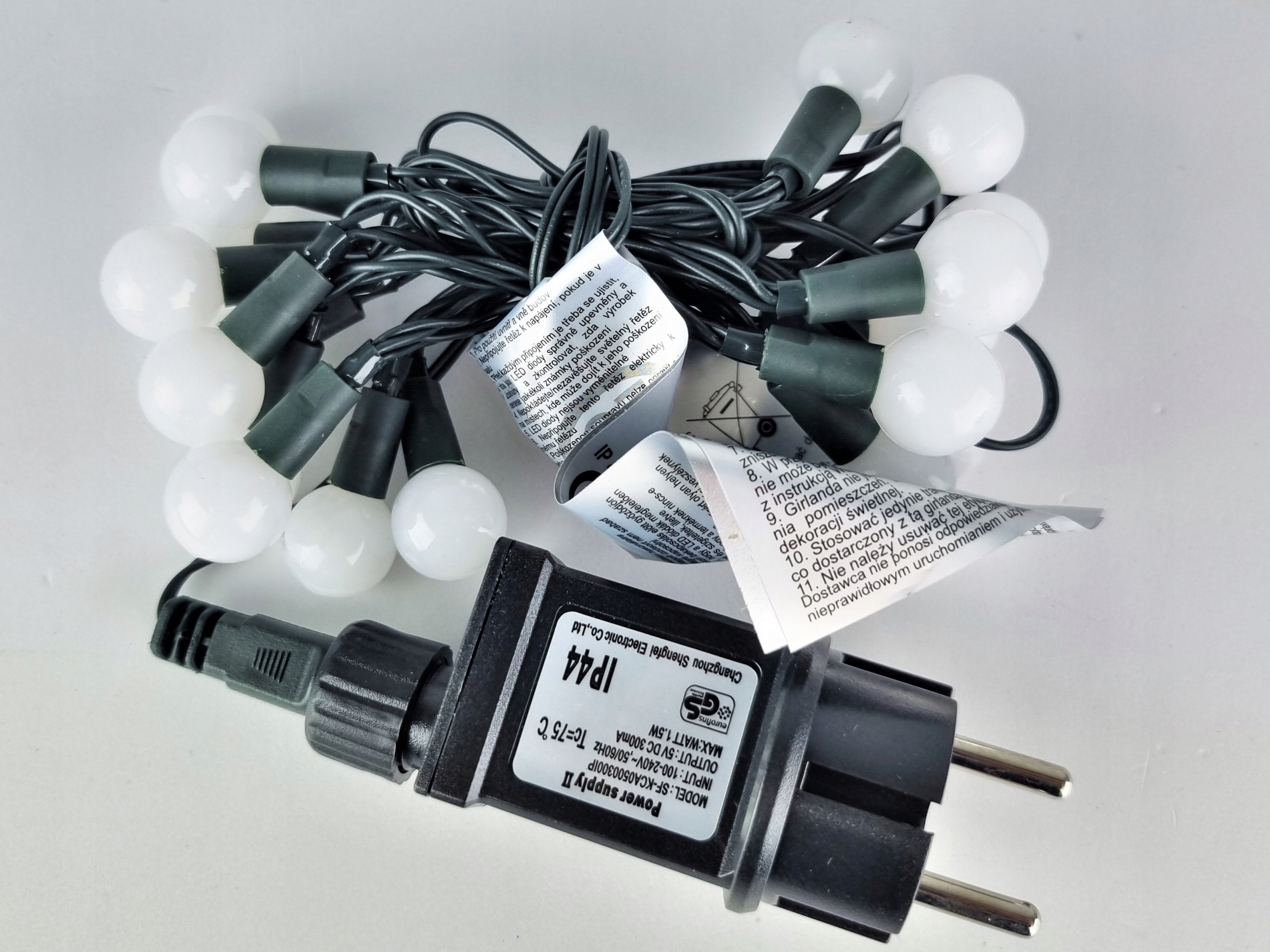 LAMPKI CHOINKOWE KULKI 20 LED 8 FUNKCJI ZEWNĘTRZNE NA CHOINKĘ CHOINKA Kod producenta Lampki 20 LED IP44 WEW/ZEW 8 PROGRAMATOR