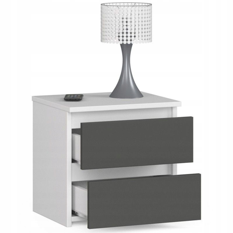 SZAFKA NOCNA do SYPIALNI SALONU POKOJU 40x35x40cm komoda szafka szuflady Kod producenta KOMODA SZAFKA NOCNA