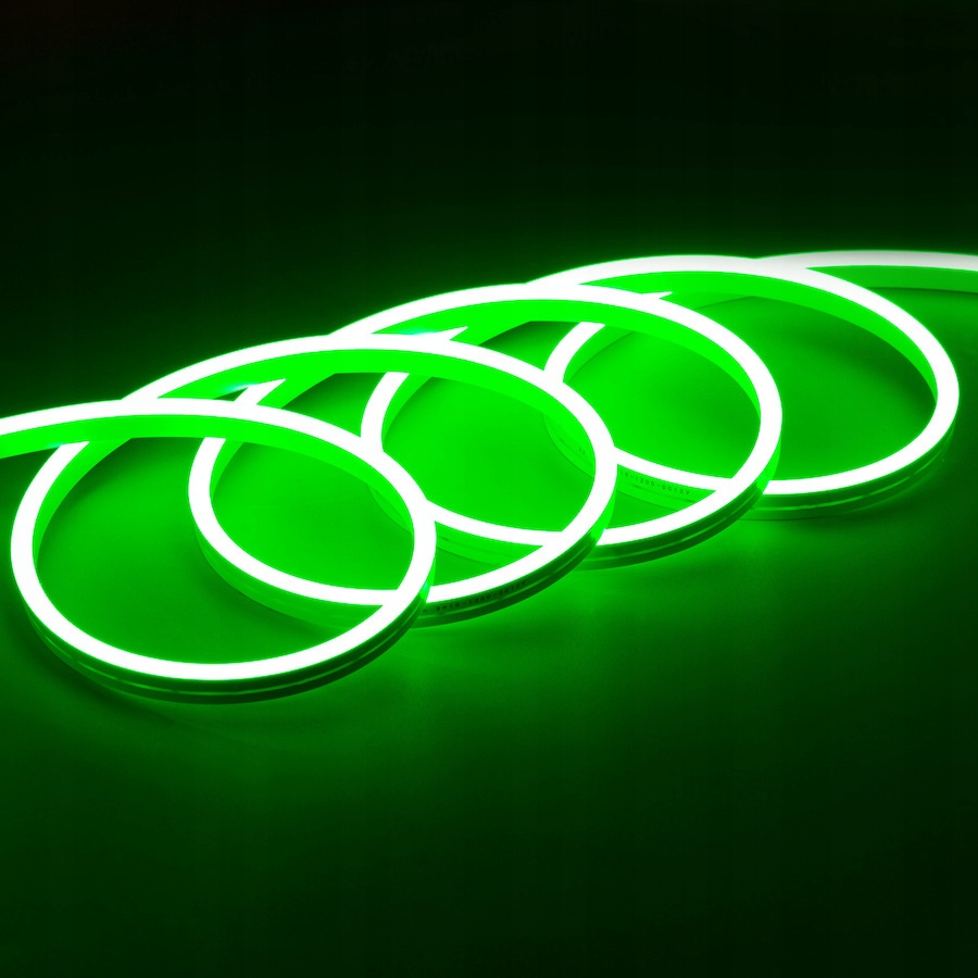 NEON LED Taśma 12V Pasek Napis na ścianę 10W FLEX ZIELONY Wodoodporny EAN (GTIN) 5903715405731