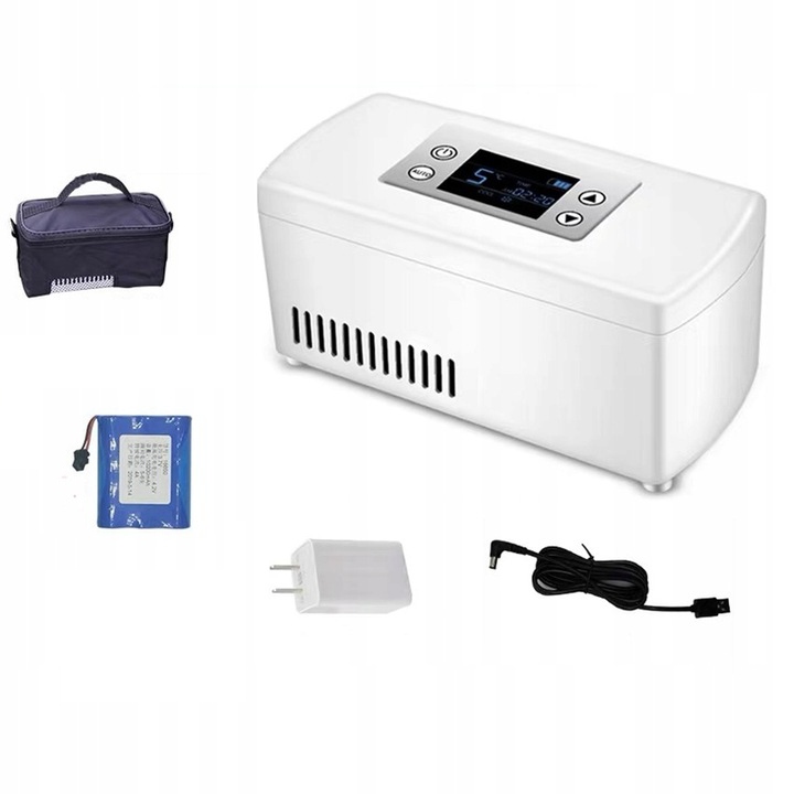 Mini przenośna lodówka insulinowa na prąd 2-8° C