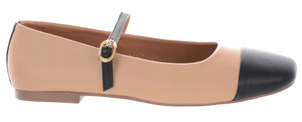 Venezia béžové dámské ploché, měkké a pohodlné baleríny z kůže, velikost 38