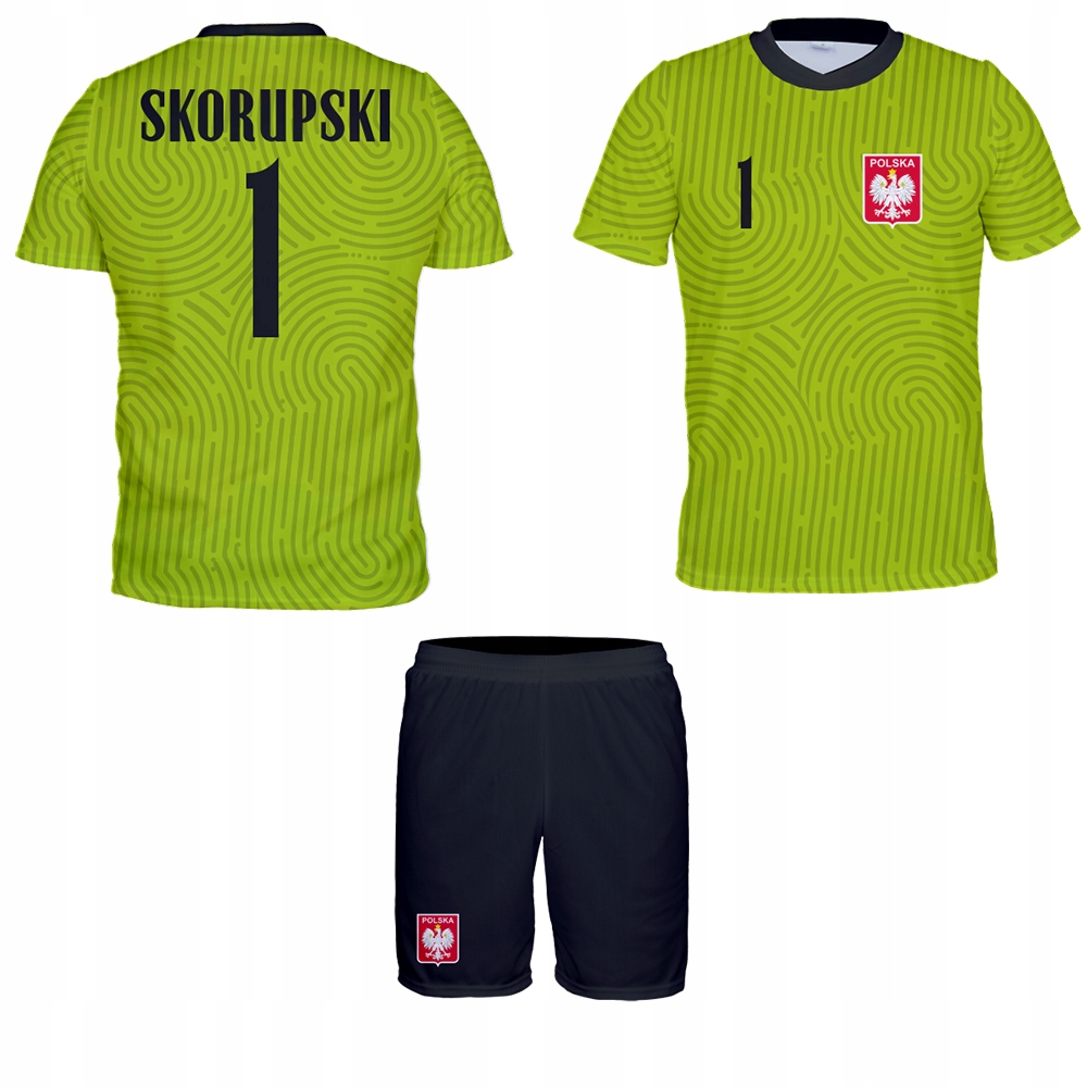 Skorupski Polska strój koszulka spodenki rozmiar 128