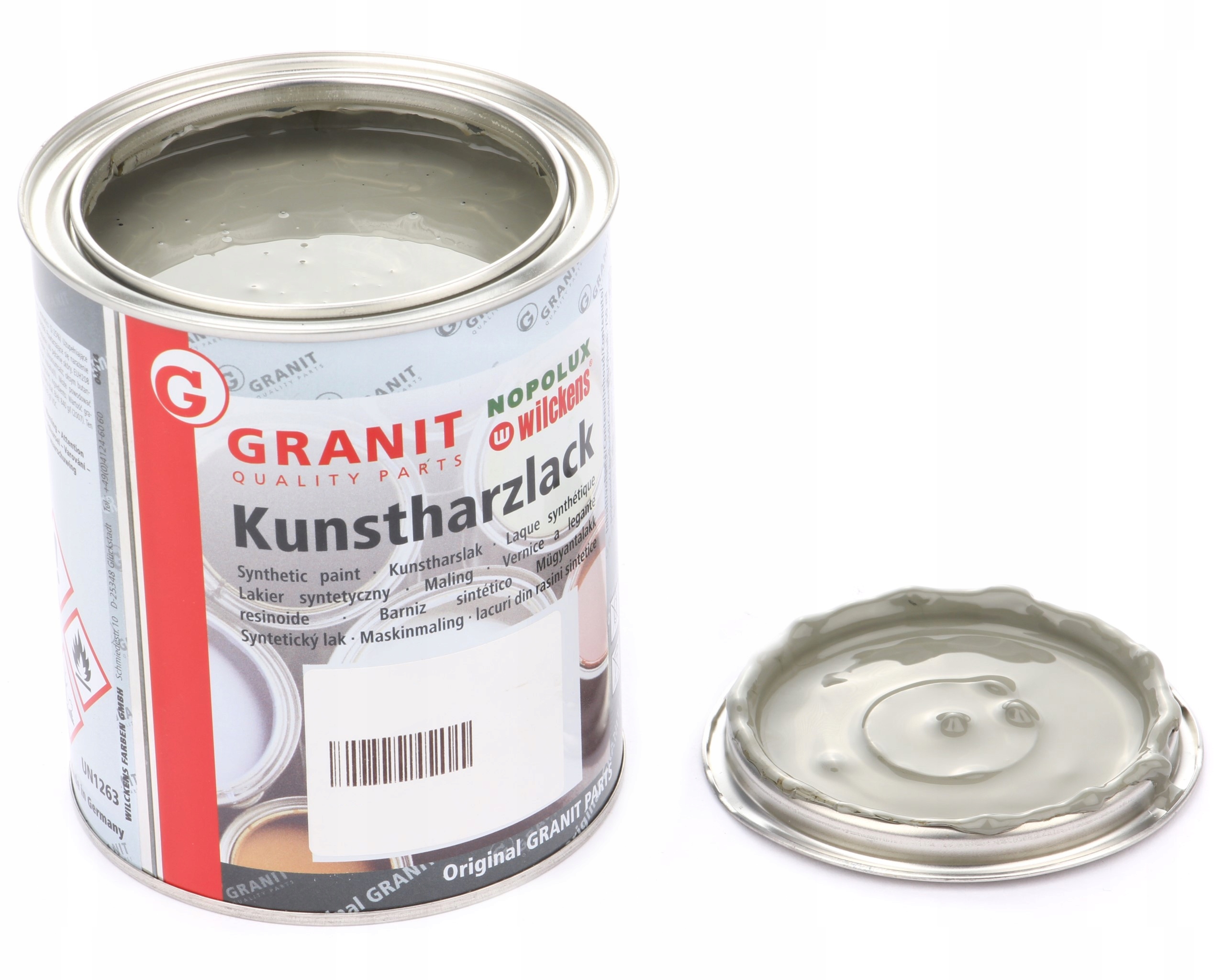 lak, barva pro stroje RAL7023 1l Wilckens Granit