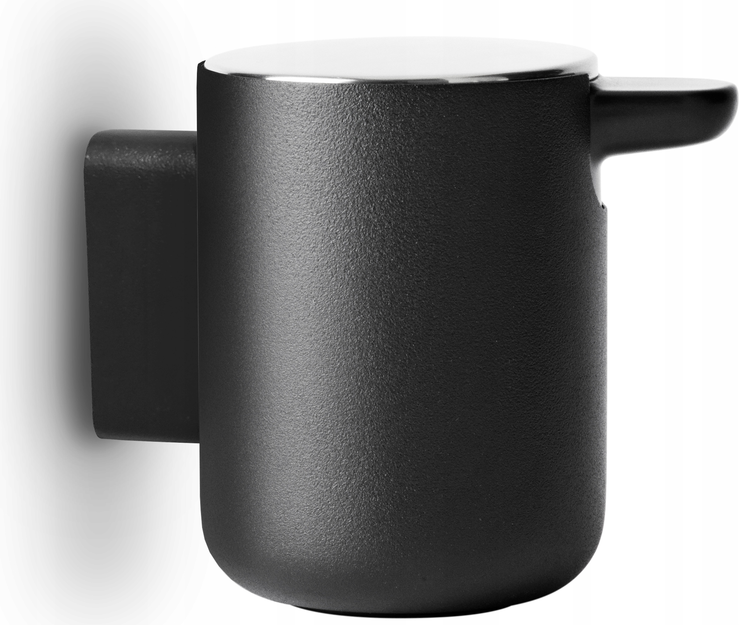 Menu Bath nástenný oceľový dávkovač mydla čierny matný