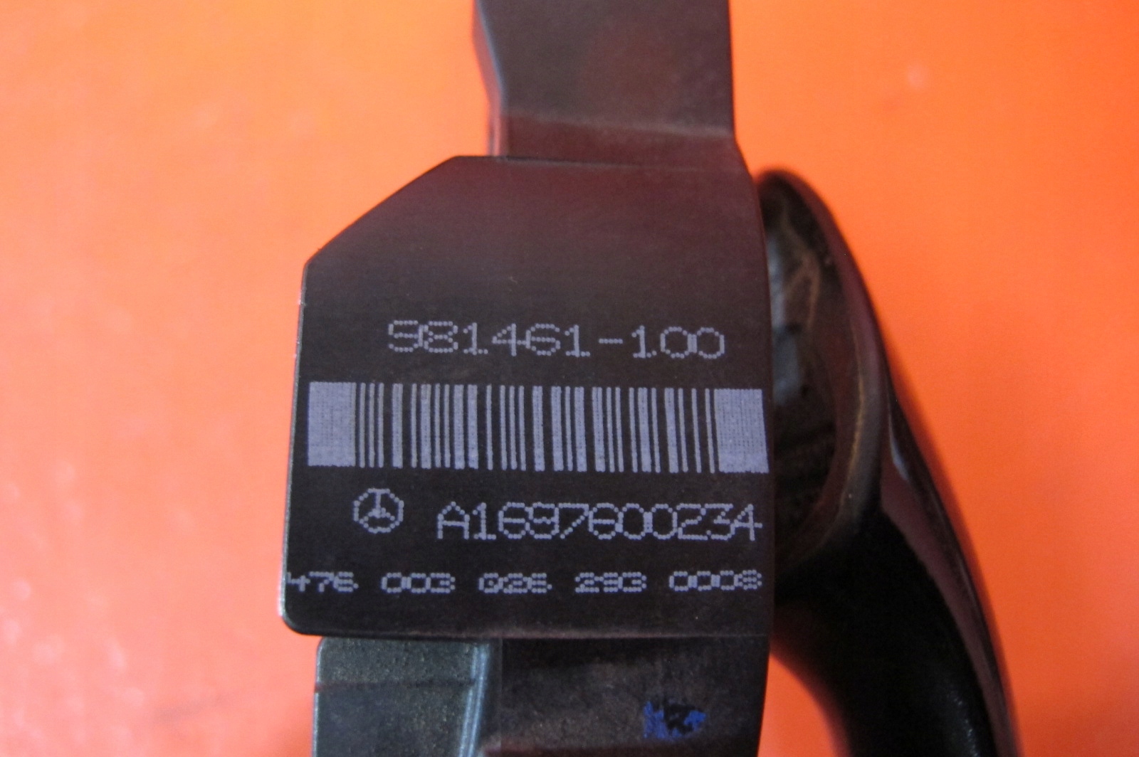 MERCEDES W169 A-KLASA 2004- handle door right front front black 191