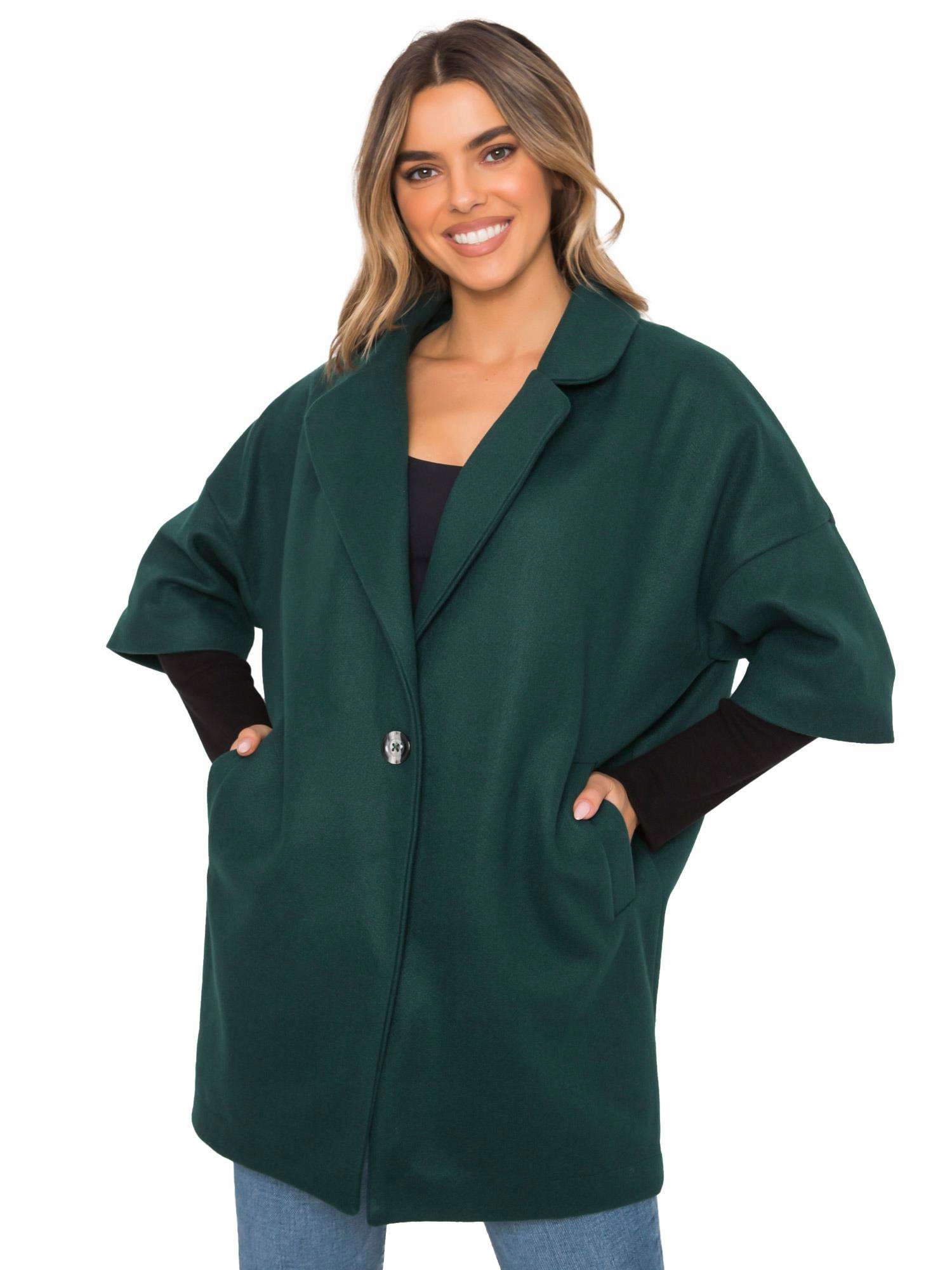 

Płaszcz Damski Oversize bez kaptura - S/m