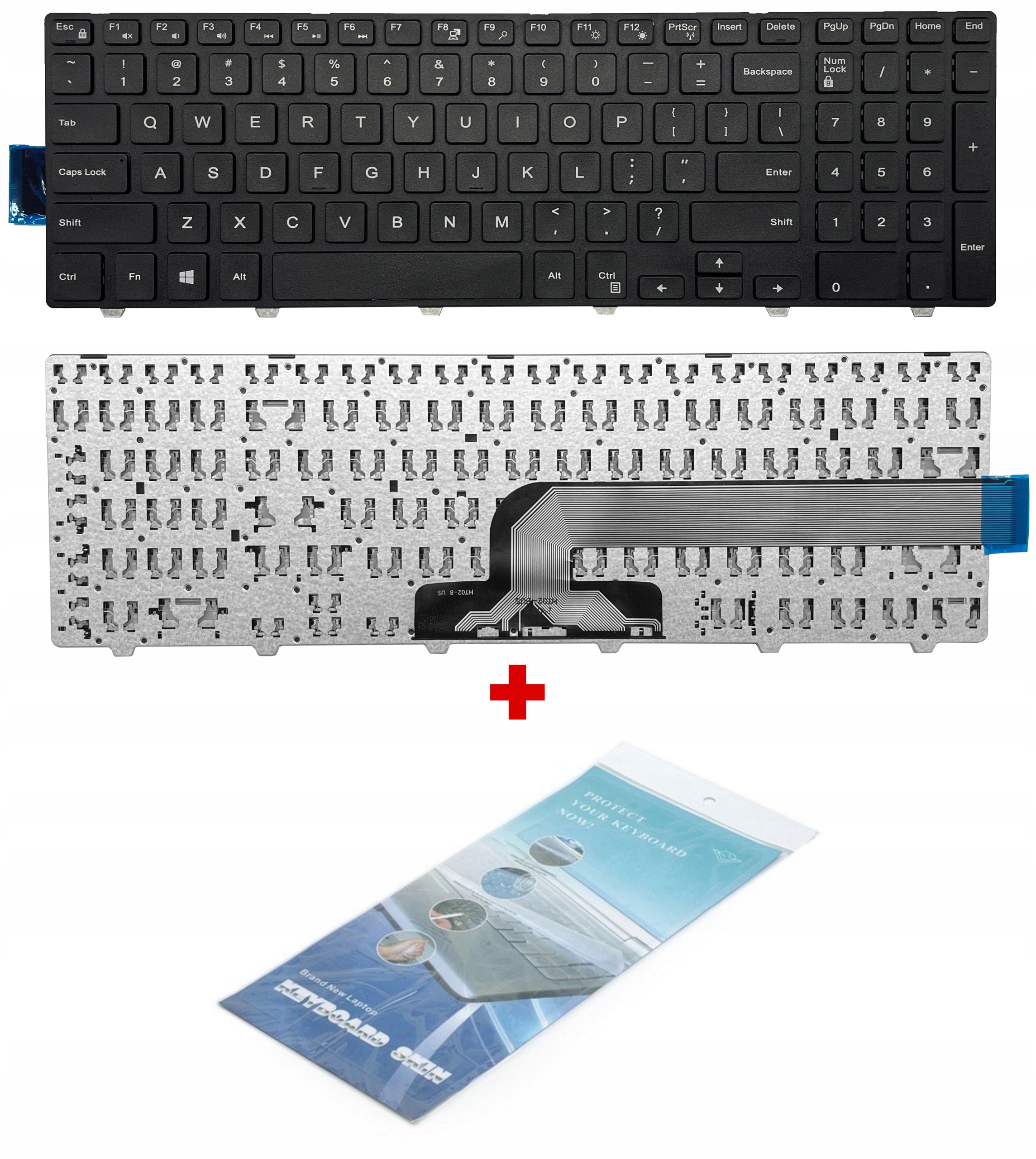 Klávesnice Pro Dell Inspiron 15 3000 3541 3542 3543 3551 3552 3555 5755 5758