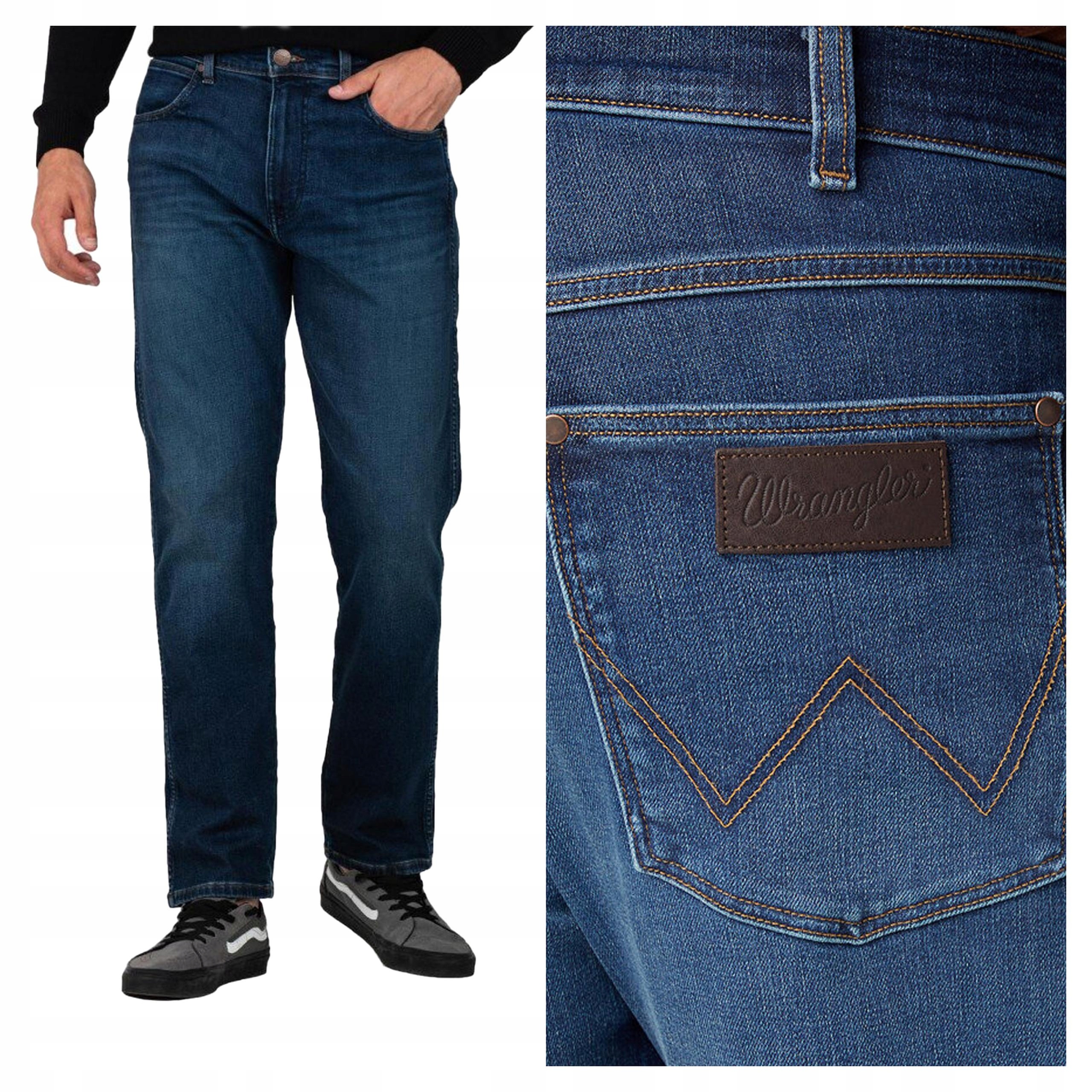 Wrangler Frontier W38 L34 Pánské džínové kalhoty džíny Proste