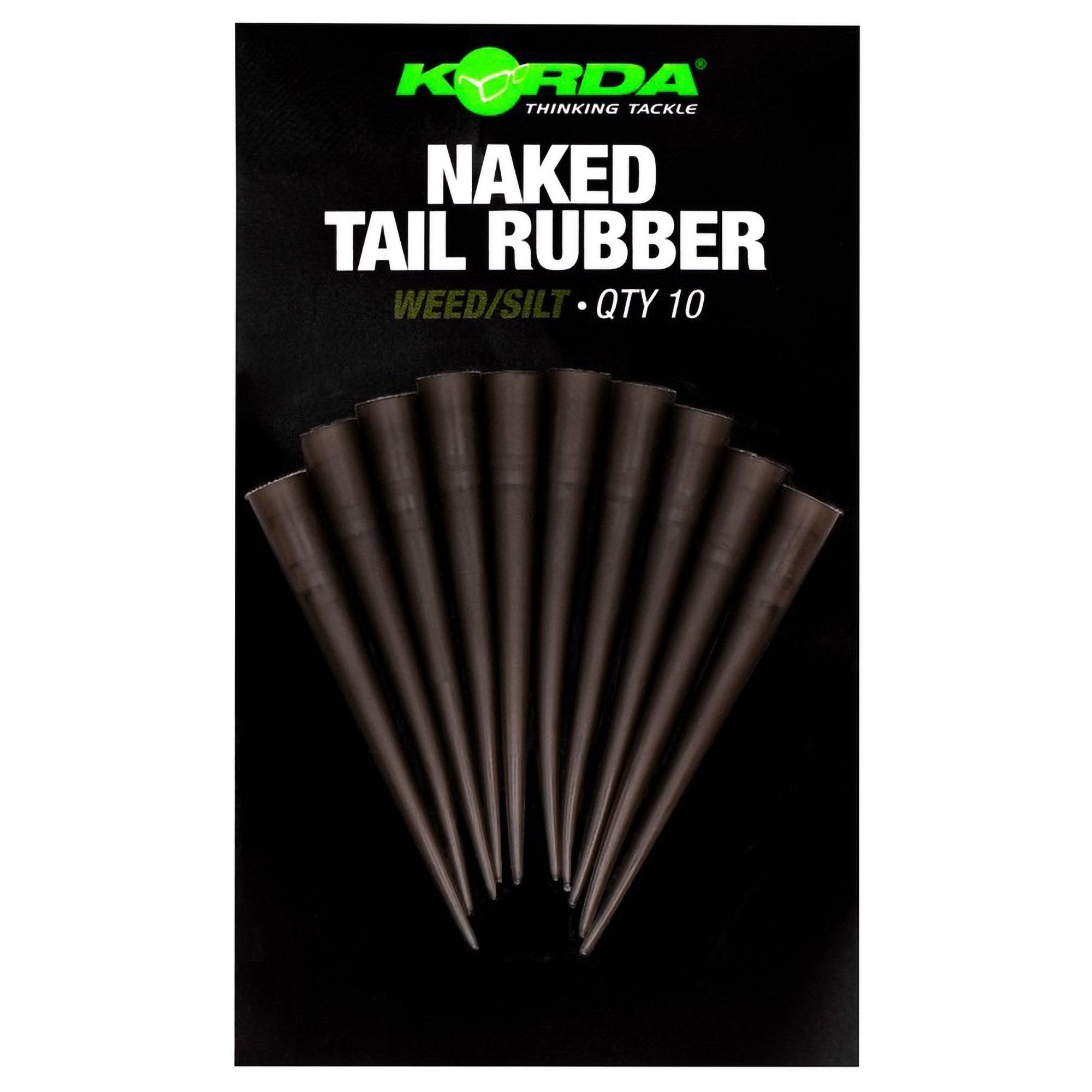 Nasadki Do Bezpiecznego Klipsa Korda Naked Tail Rubber Weed Silt