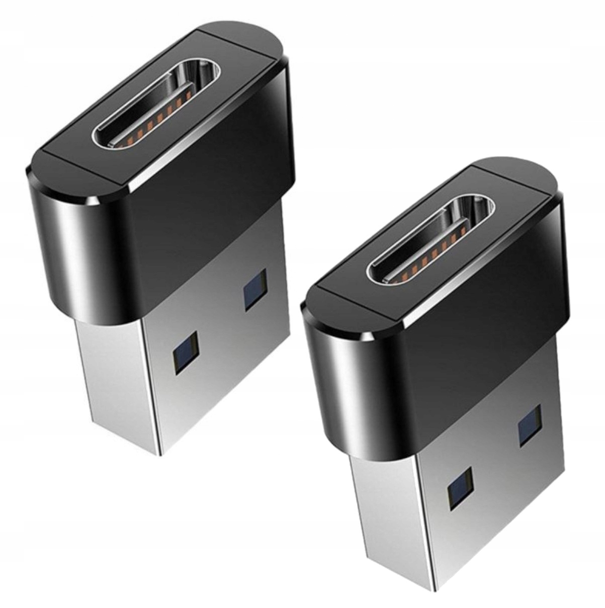 2x Adapter Typ Usb C Usb A Otg Przejściówka do Laptopa Ładowarki Telefonu