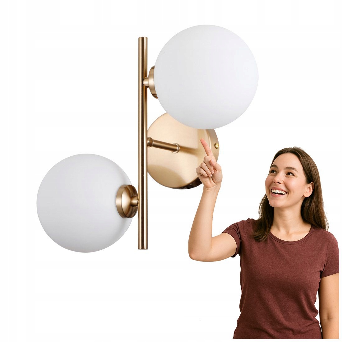 Nástěnné svítidlo Mirellio WL-66463-2-HB Italux