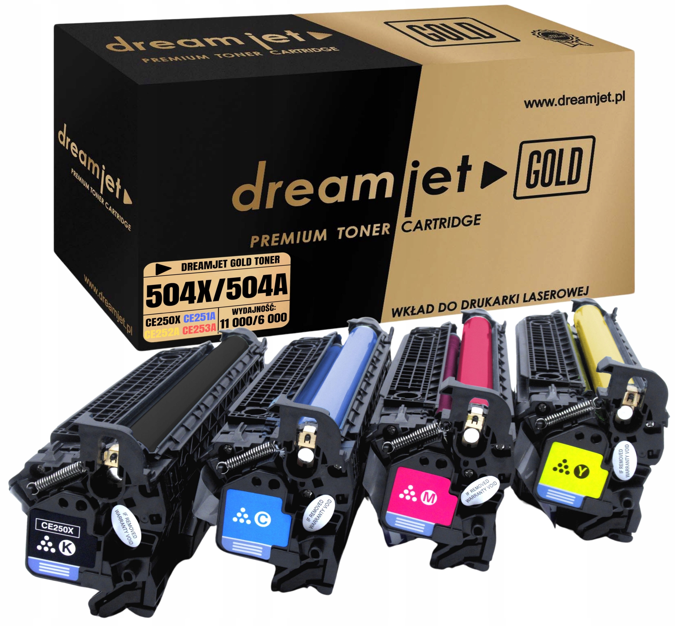 CE250X-CE253A Sada náhradních tonerů pro tiskárnu Hp LaserJet CM3530