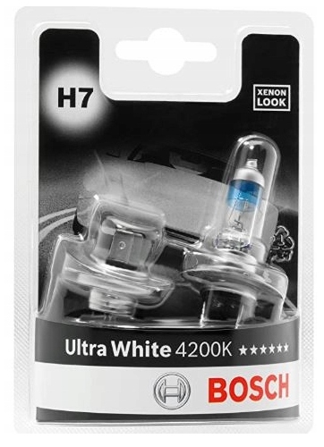 BOSCH 2SZT 2X ŻARÓWKA H7 ULTRA WHITE 5000K