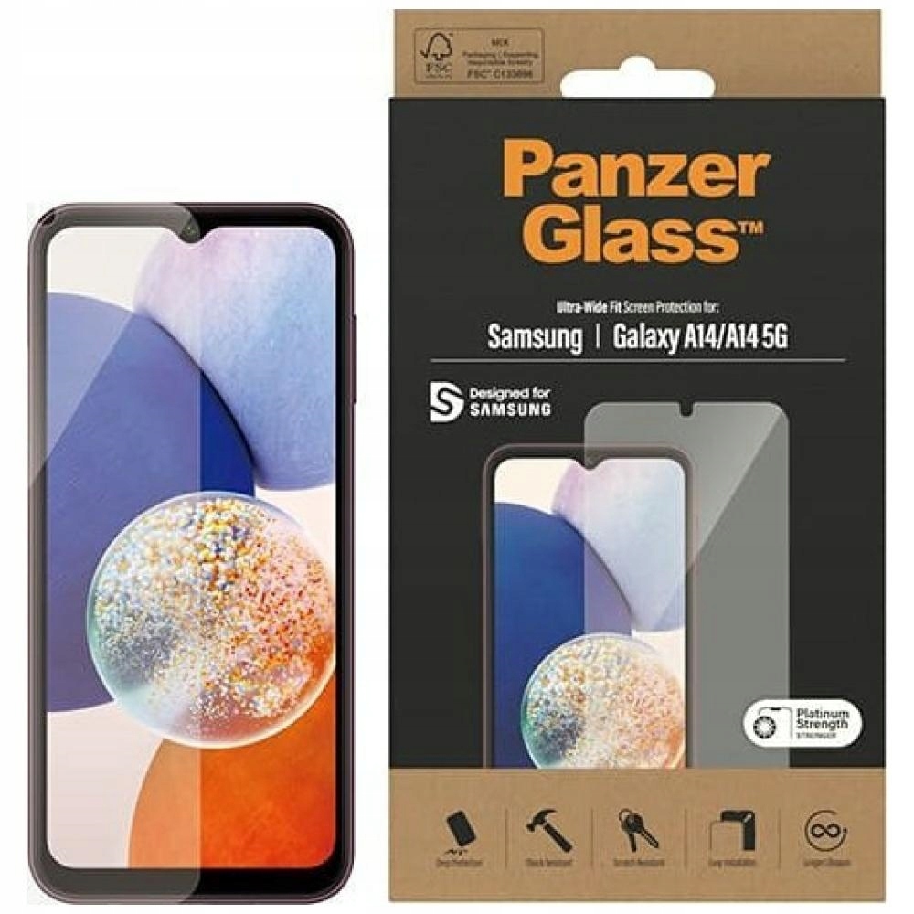 PanzerGlass Ultra-Wide Fit Ochranné sklo displeje pro Sam A05s 7343