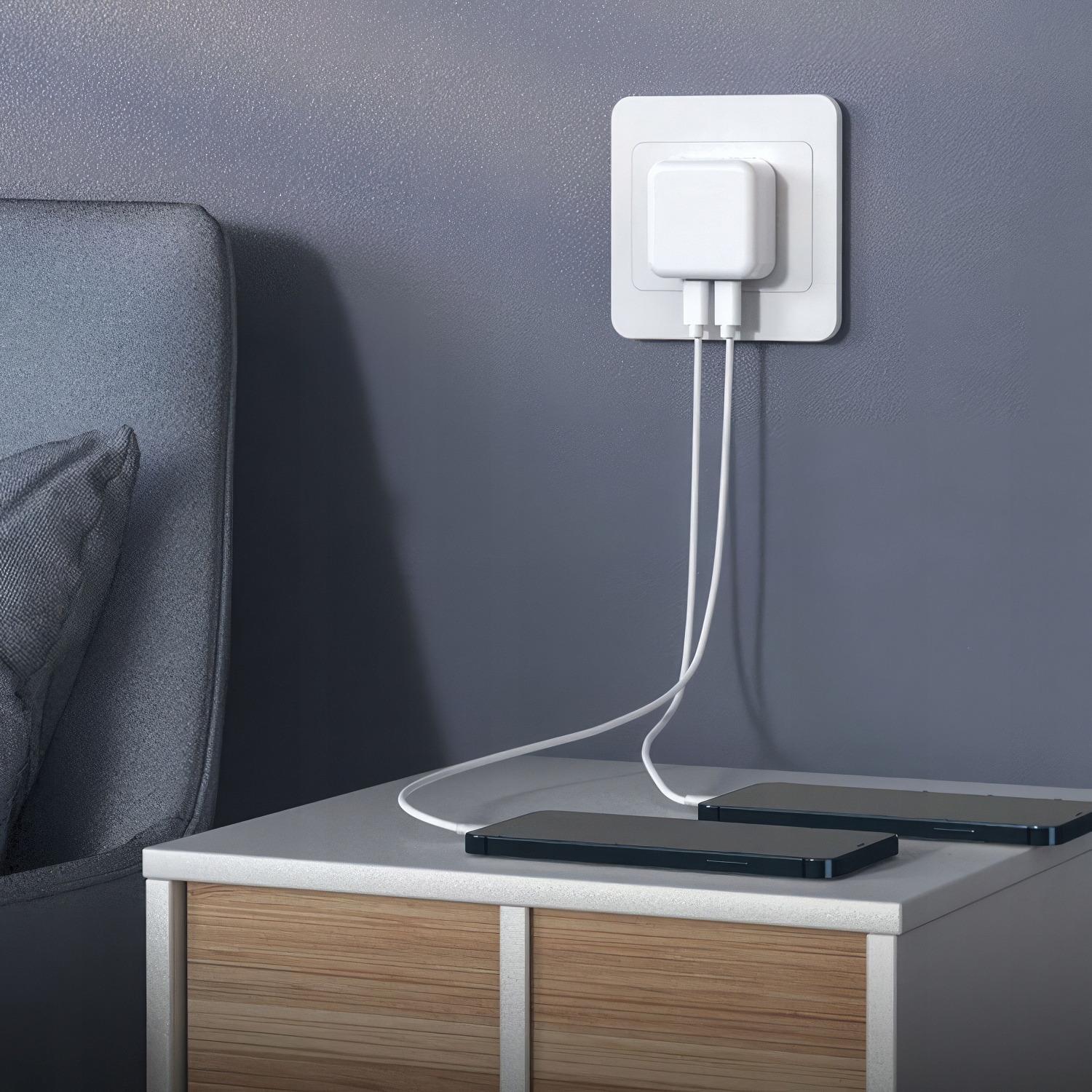 SZYBKA ŁADOWARKA do IPHONA IPHONE 2X USB C 35W Prąd wyjściowy 3500 mA