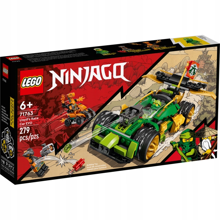 

Lego Ninjago 71763 Samochód wyścigowy Lloyda Evo