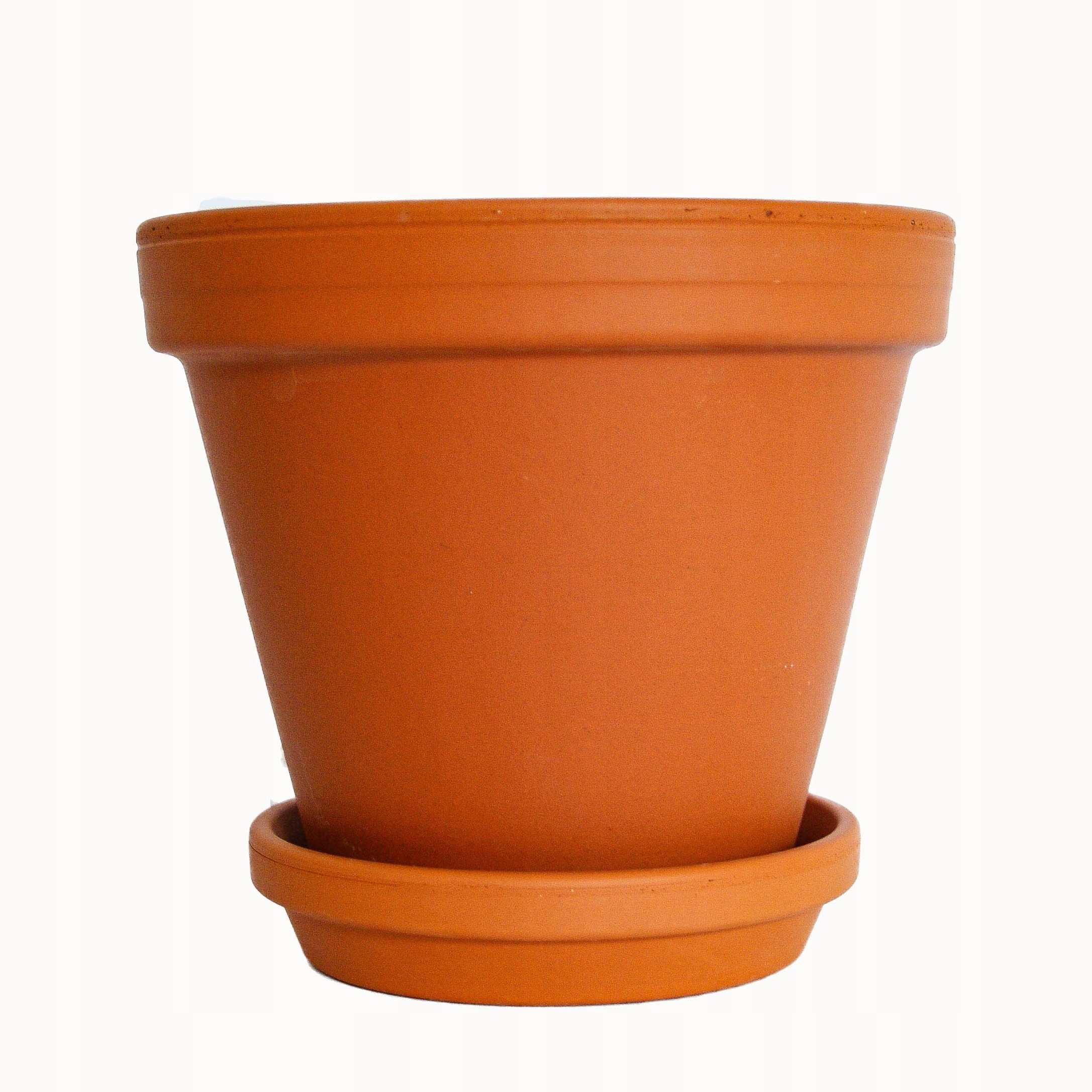 

Donica Ø 14 x12 ceramiczna terakota podstawka