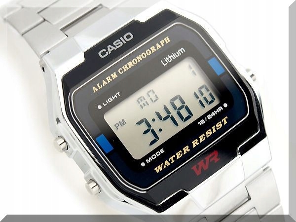 Šlágr Casio Vintage A163WA-1QES Retro Digitální Hodinky Na Náramku