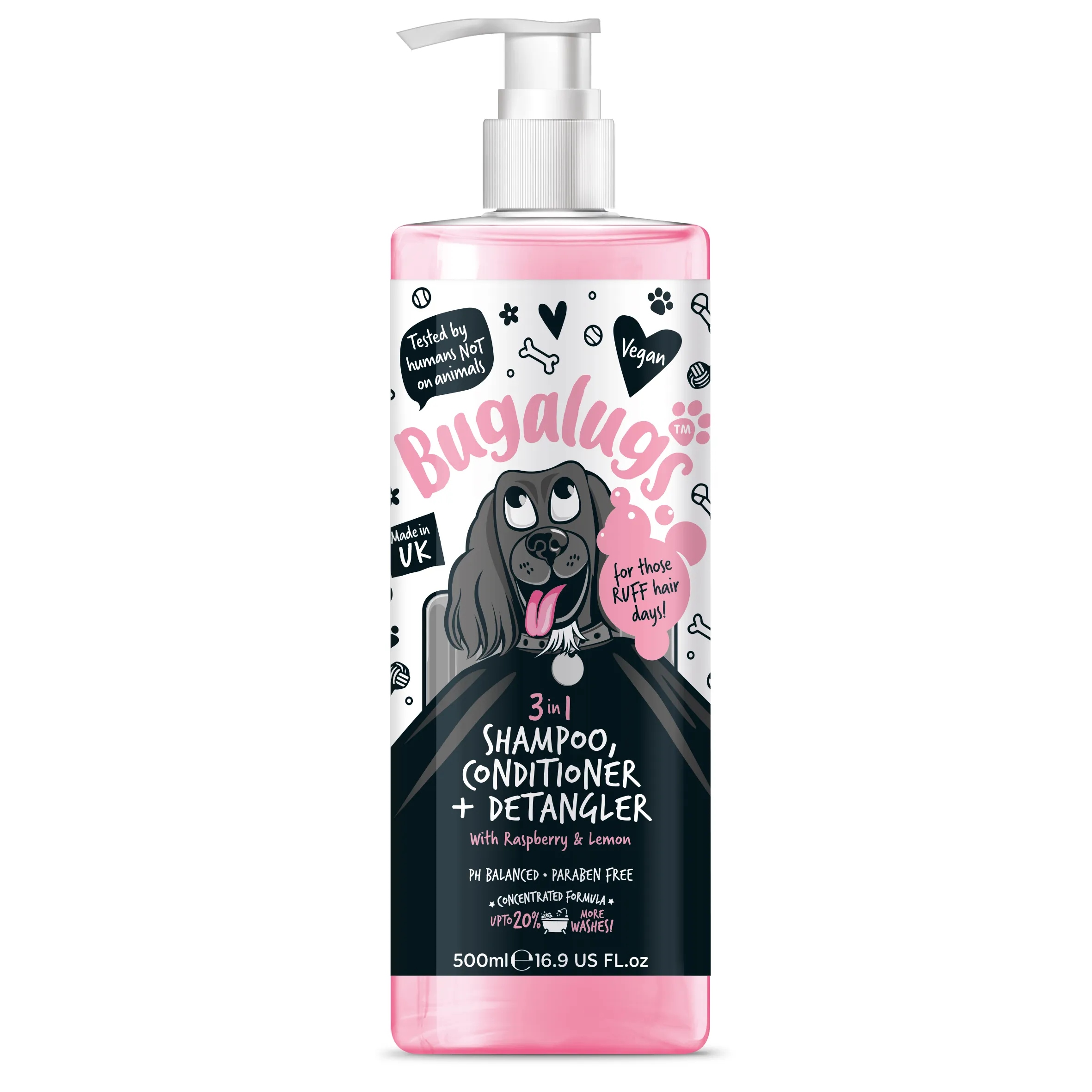 Šampon pro psa Bugalugs 500 ml 500 g 3in1