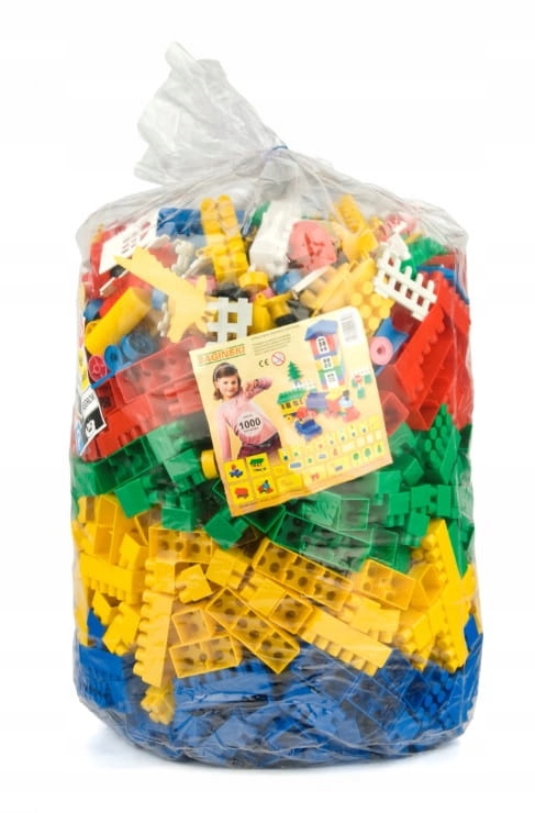 

Klocki Budowa Układanka Plastikowe 1000 Elementów