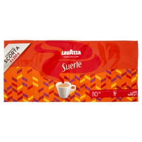 Levně Italská Mletá Káva Lavazza Suerte 4x250g 1kg