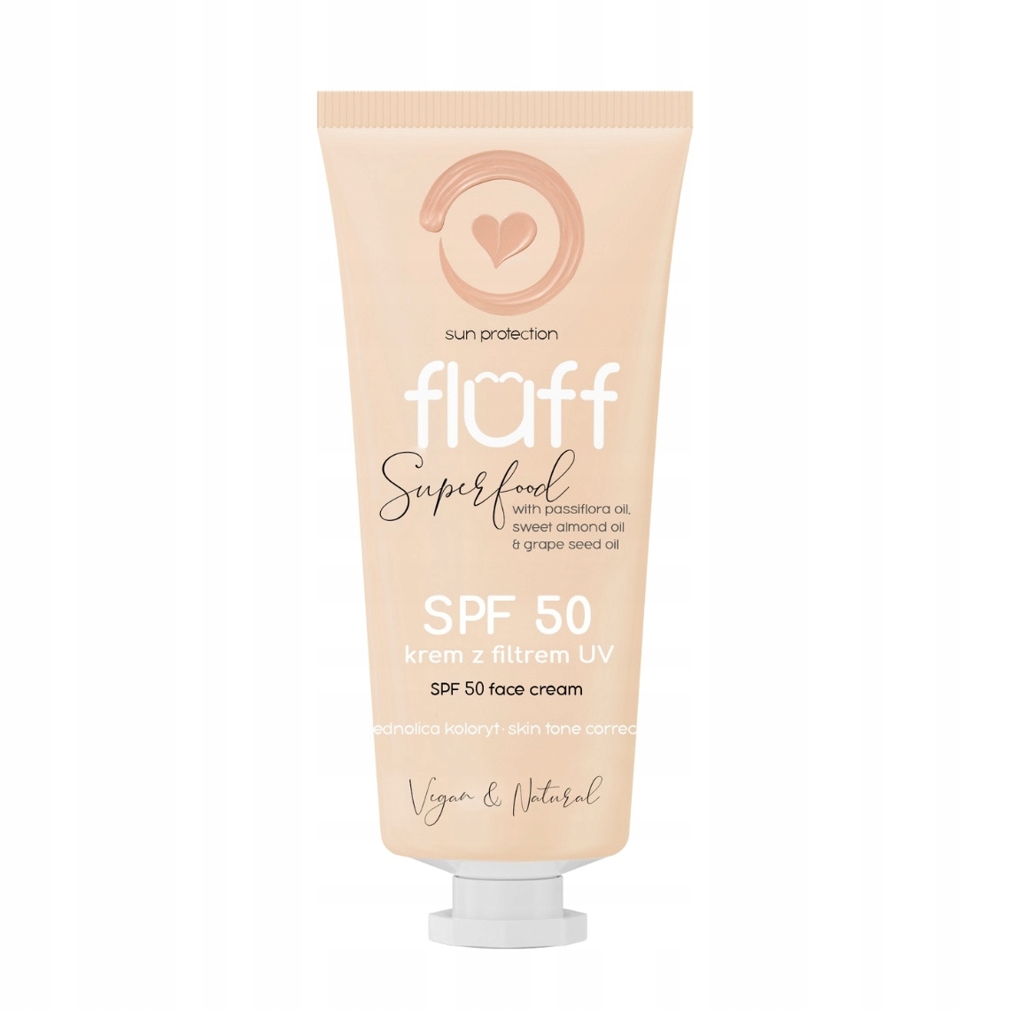 

Fluff, Krem wyrównujący koloryt skóry SPF50, 50 ml