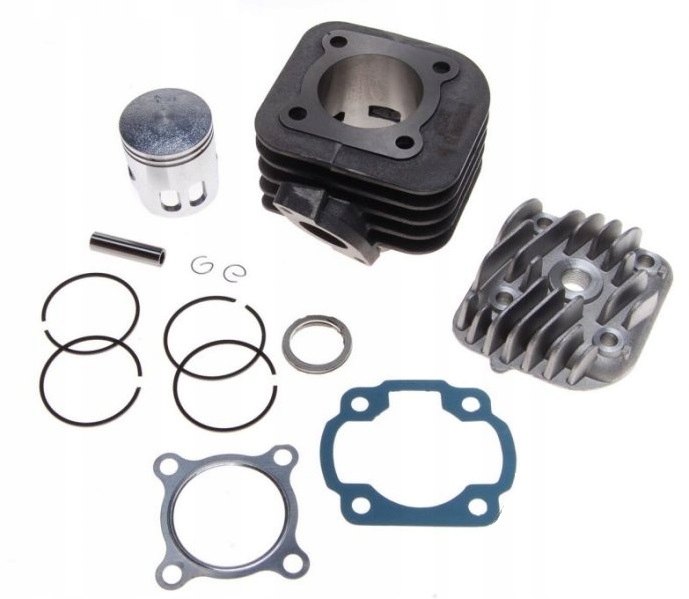 CYLINDER GŁOWICA TŁOK 70 CCM SKUTER 2T FI 10 ZIPP