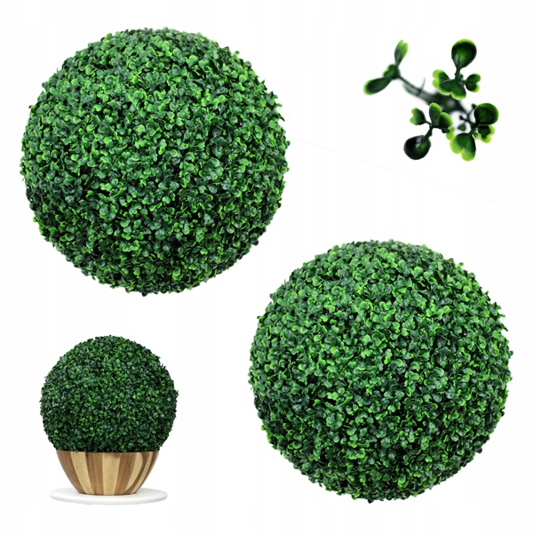 

2x Kula Bukszpanowa Sztuczny Bukszpan Zestaw 40 CM