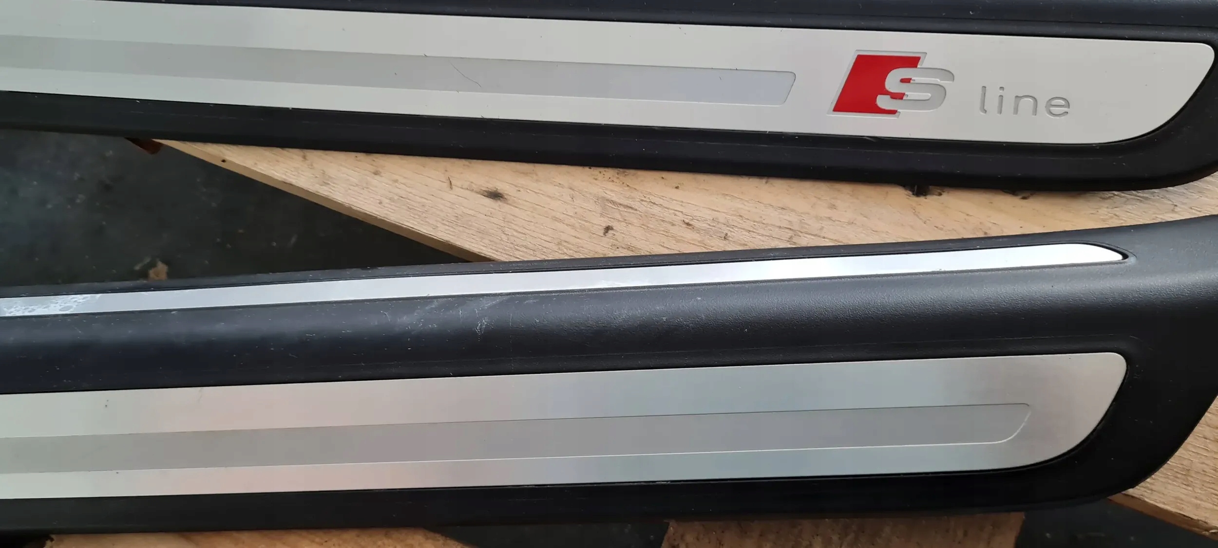 Q5 8R moulding mouldings threshold caps front rear part SLINE