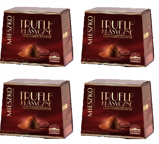 Levně 4 x 175 g Mieszko Lanýž s čokoládovou příchutí