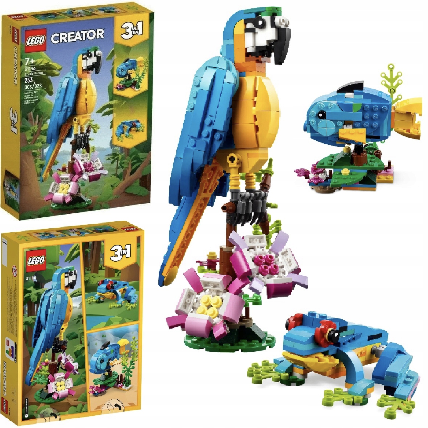 Lego Creator 31136 Egzotyczna Papuga Zestaw Dla Dziecka