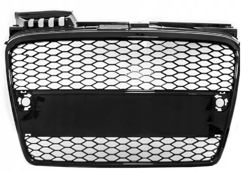 grill atrapa audi A4 B7 rs look black polysk