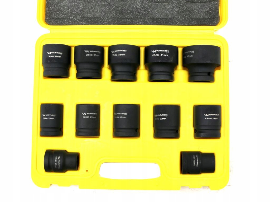 Zestaw nasadek udarowych dwunastokątnych 3/4" 12 el. Waryński Marka Waryński