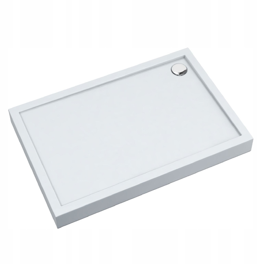 Akrylátová sprchová vanička Stabilsound Plus Cameron 80x160, rohový odtok, bílá