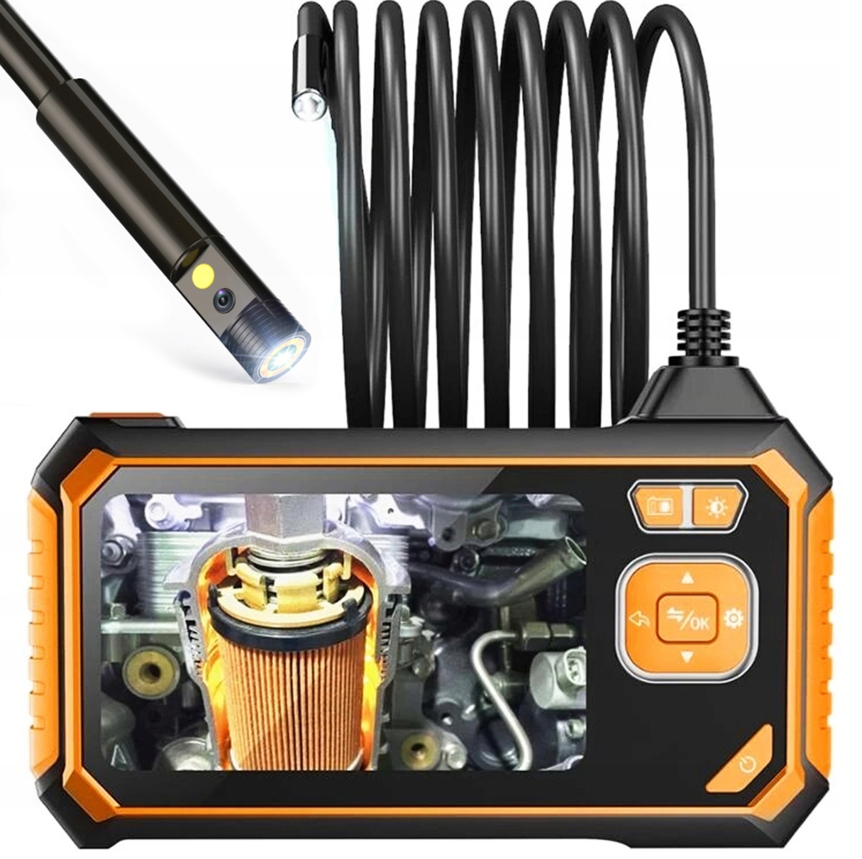 

Kamera Inspekcyjna Duo Endoskop 5M 7LED 2xFULL Hd