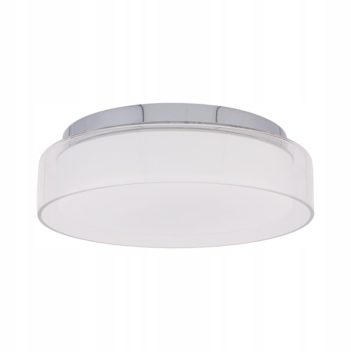 Nowodvorski Led stropná lampa 12W IP44 Chróm/Priehľadná