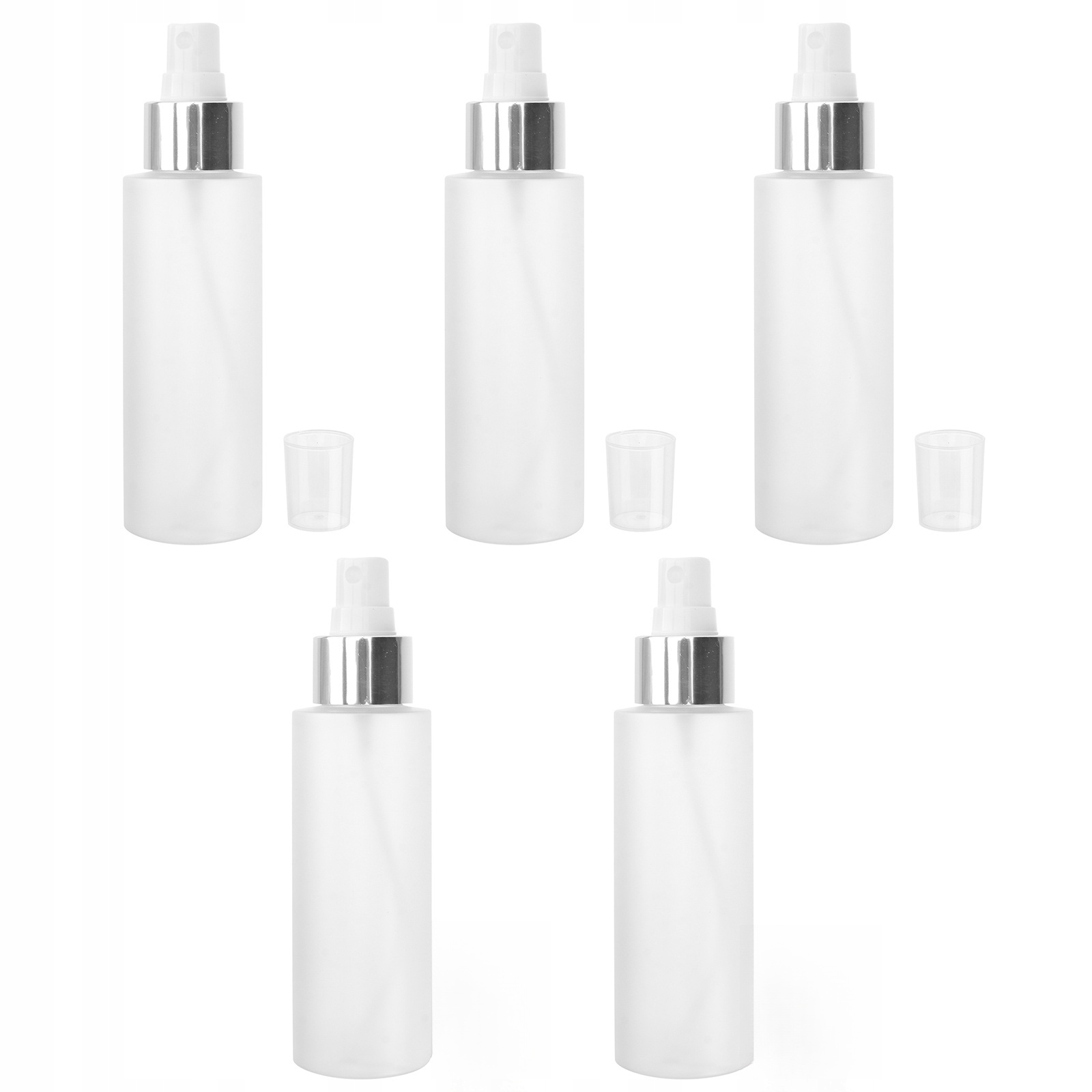 BUTELKI Z ROZPYLACZEM ROŚLINNYM PRZENOŚNE ROZPYLACZE PERFUMY Kolor biały