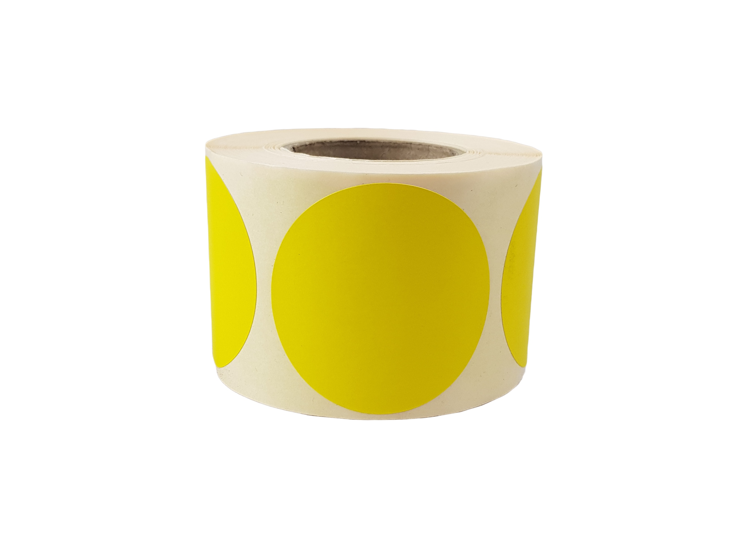 

Naklejki okrągłe 50 mm Żółte 500 szt.