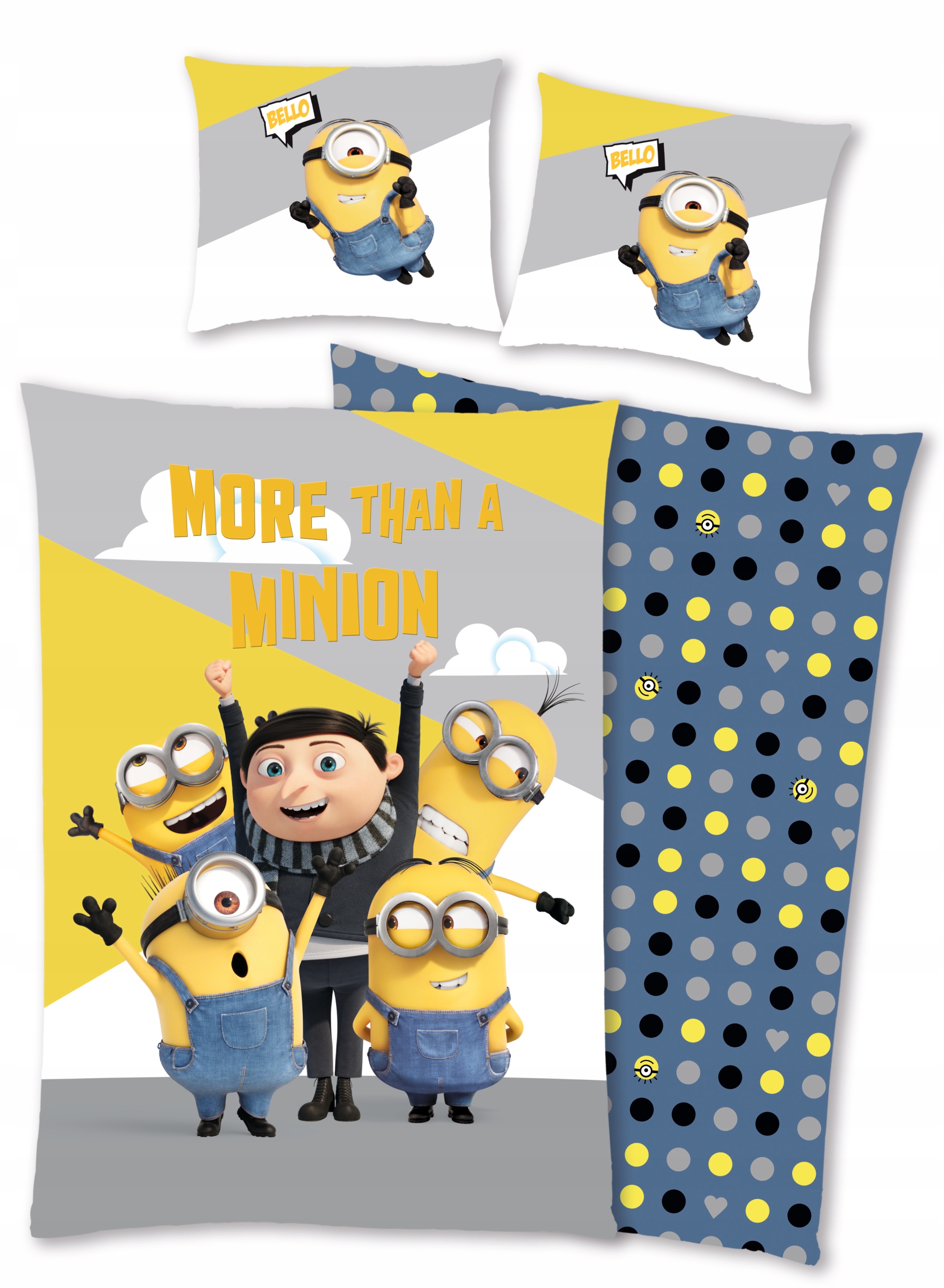 

Komplet pościeli 160x200 cm Minionki Gru Minions