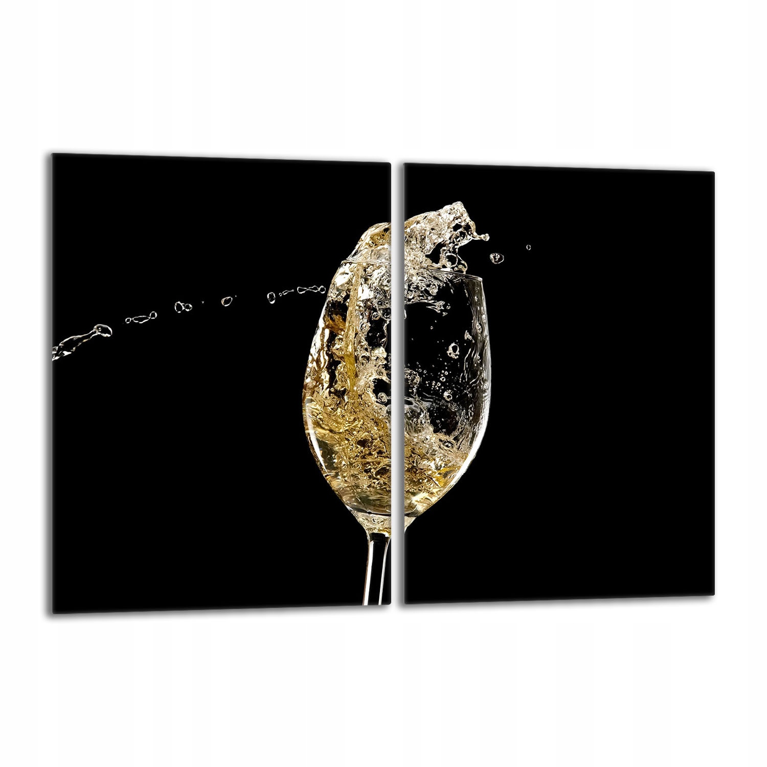 Skleněná ochranná deska na sporák 2x40x52 Víno do kuchyně